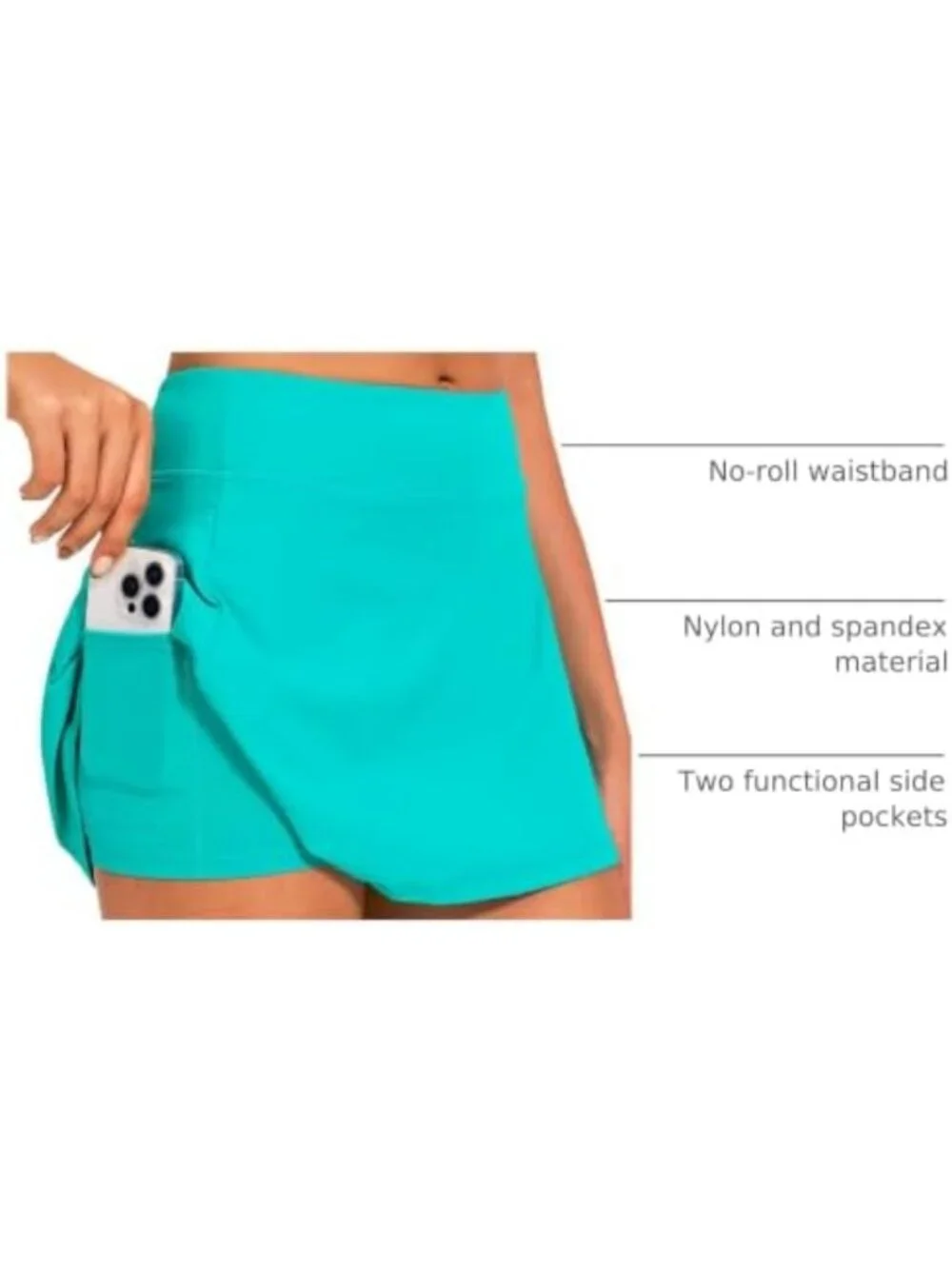High Waisted Athletic Skorts for Women | Tennis & Golf Skirts with Pockets